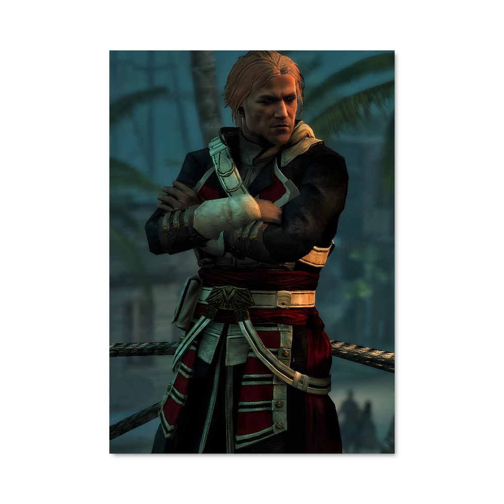 Poster Edward kenway – affiche Assassin's Creed